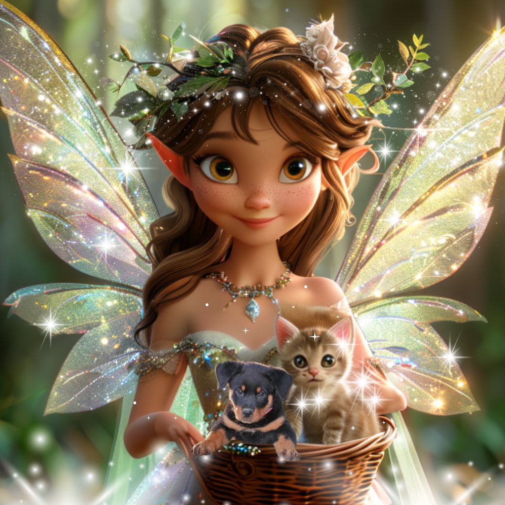 Meet Terrific Cats And Dogs In Fairy Kingdom